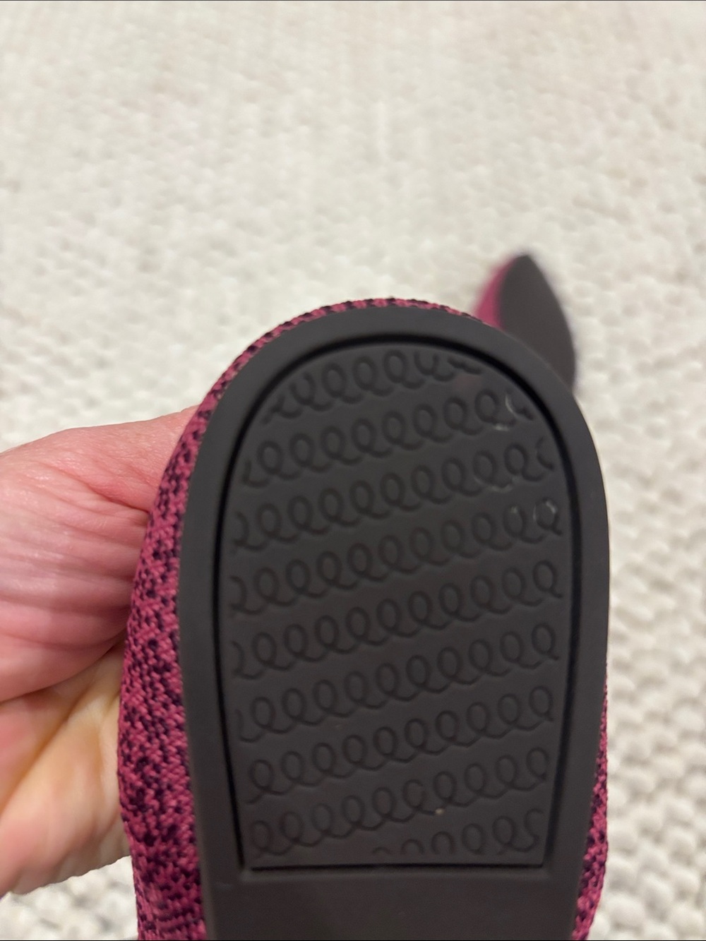 Rothy’s Point flat in fig python, size 8.5 - Picture 5 of 7